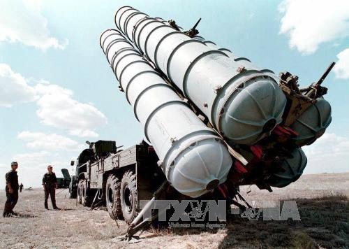 Tên lửa phòng không S300 của Nga. Ảnh: AFP/TTXVN