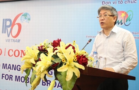 Thứ trưởng Bộ Thông tin và Truyền thông Lê Nam Thắng phát biểu chỉ đạo tại hội thảo sáng 6/5.