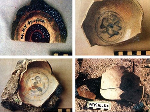 Đồ gốm men phát hiện được ở đảo Trường Sa Lớn và Nam Yết 