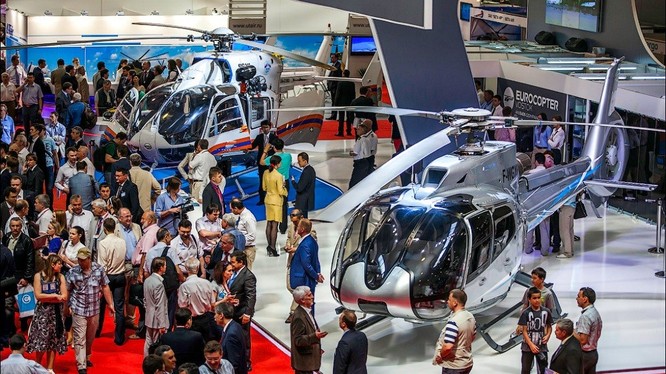 Thế giới trực thăng 'loáng mắt' trong triển lãm ở Moskva