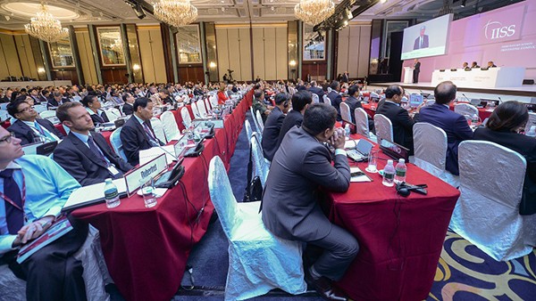 Các đại biểu tham dự Đối thoại Shangri-La lần thứ 14. Ảnh: IISS