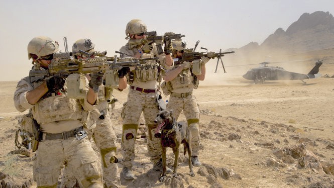 Đặc nhiệm SEAL của hải quân Mỹ ở Afghanistan - Ảnh: US Navy