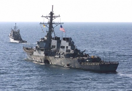 Tàu chiến USS Donald Cook của Mỹ hiện diện ở Biển Đen.