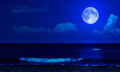 Thế giới sẽ đón "trăng xanh" hôm nay. Ảnh minh họa: Moms Clean Airforce
