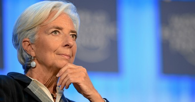 Giám đốc điều hành IMF – bà Christine Lagarde. Ảnh: Bloomberg