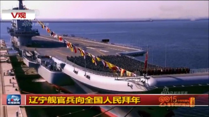 Trung Quốc rất tự hào về tàu sân bay Liêu Ninh