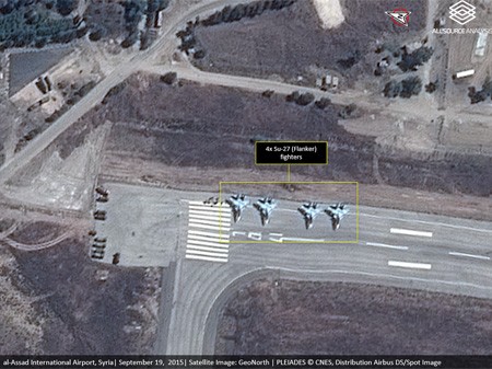 Những máy bay Su-30SM ở Syria