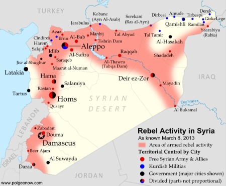 Tướng Nga công khai bản đồ bí mật về IS và đối lập “ôn hòa”