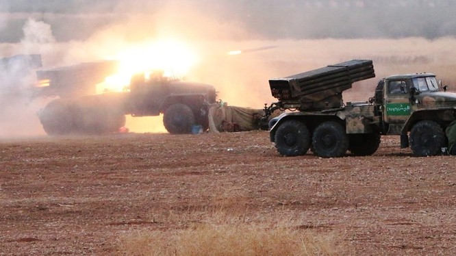 Kết thúc bi thảm của IS sau khi pháo phản lực MLRS Nga tập kích