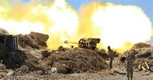 Lực lượng Kataeb Hezbollah sử dụng pháo binh ở Syria