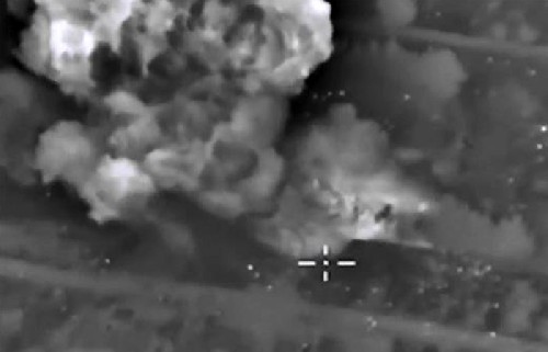 Không quân Nga và Syria san phẳng khu vực Su-24 rơi