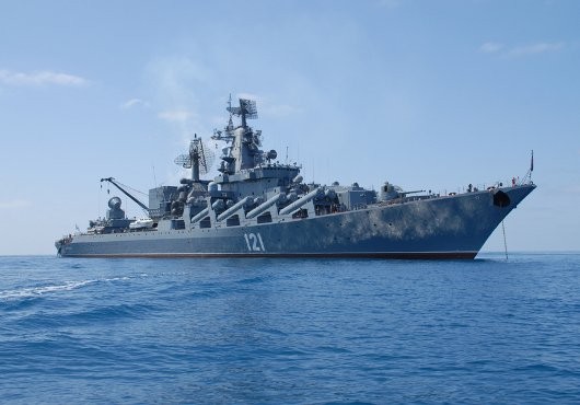  TV Syria News khám phá tuần dương hạm Moskva