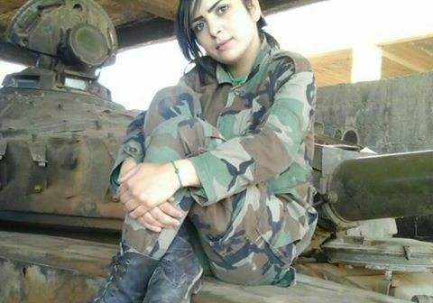 Nữ quân nhân Hanaa Salah Mohammed