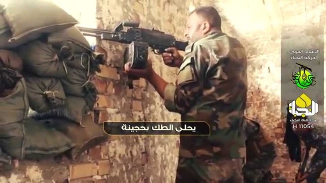 Video: Hezbollah Iraq "nướng" xe thiết giáp IS ở Syria