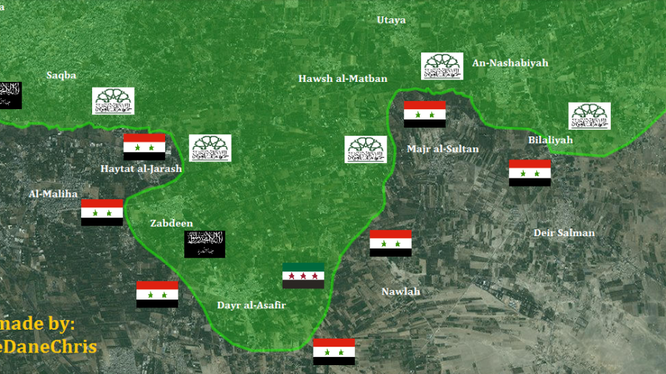 Các nhóm nổi dậy trước nguy cơ bị vây ở Đông Ghouta