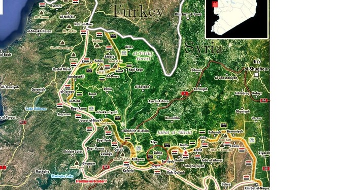 Quân đội Syria bao vây Salma từ 3 hướng, chuẩn bị tấn công