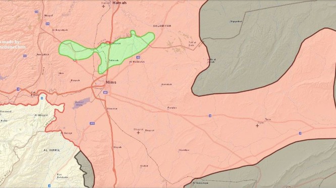 Quân đội Syria trên hai chiến tuyến với hai kẻ thù ở tỉnh Homs