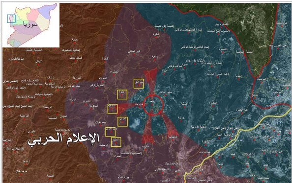Quân đội Syria tiến sát thị trấn Rabi’yah tỉnh Latakia