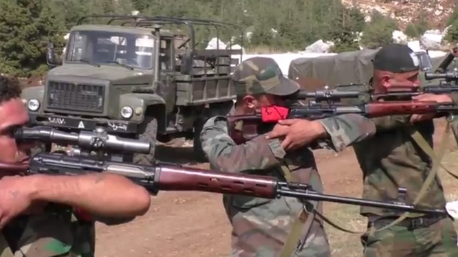 Video: Cố vấn quân sự Nga huấn luyện lính bắn tỉa Syria