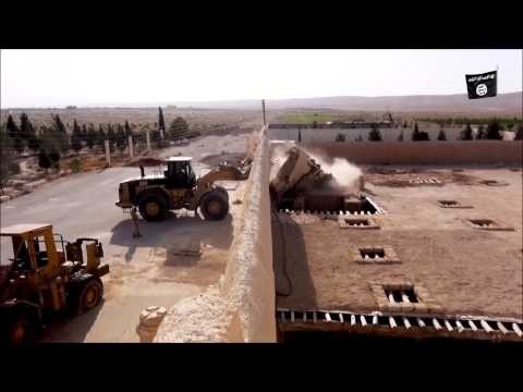 Video: Cận cảnh thị trấn Al-Qaryatayn trong tay IS