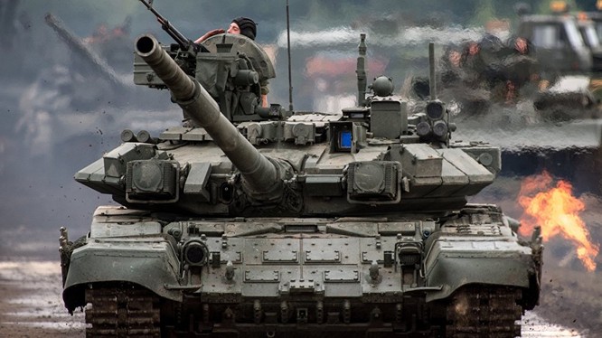 Tăng T-90 Nga tham chiến ở Aleppo, Syria