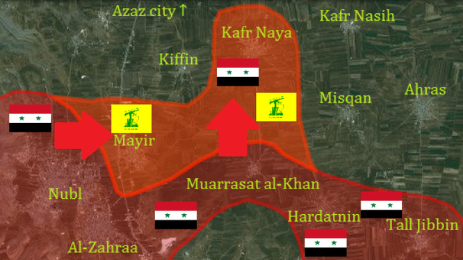 Lực lượng vũ trang Syria đánh chiếm hai làng Mayer và Kafr Naya