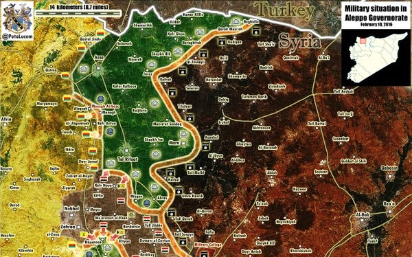 Quân đội Syria đánh chiếm làng Kafr Naya, hướng tới thành phố Azaz Bắc Aleppo