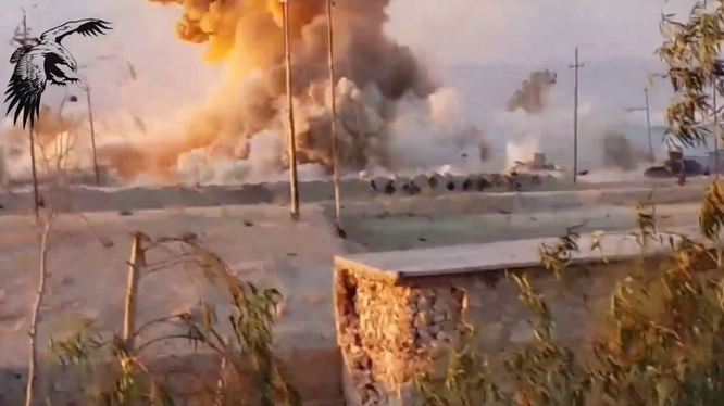 Video: Lực lượng vũ trang ở Syria tiêu diệt xe bom cảm tử của IS