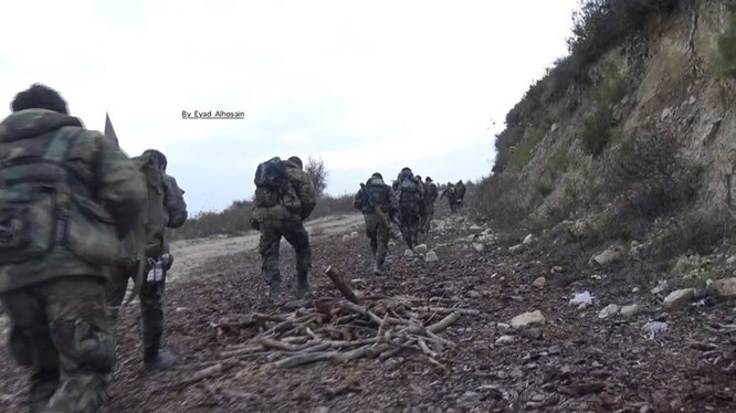 Lữ đoàn 103 mở hai hướng tấn công vào thị trấn Kinsibba, Latakia