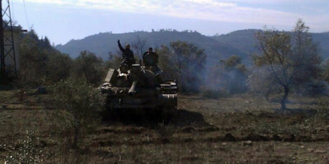 Quân đội Syria giành được nhiều cao điểm, khu dân cư ở Bắc Latakia