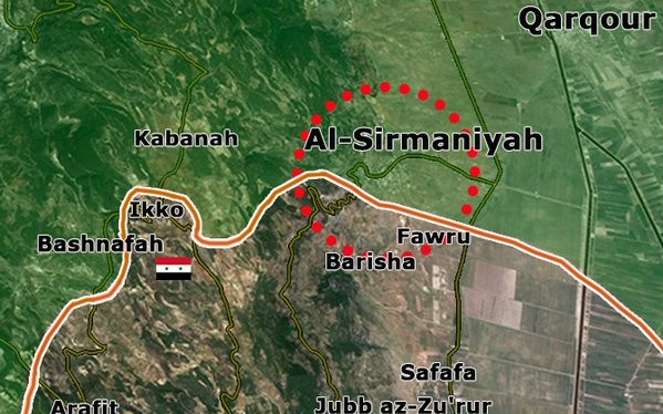 Làng Al-Sirmaniyah thuộc miền Bắc Latakia