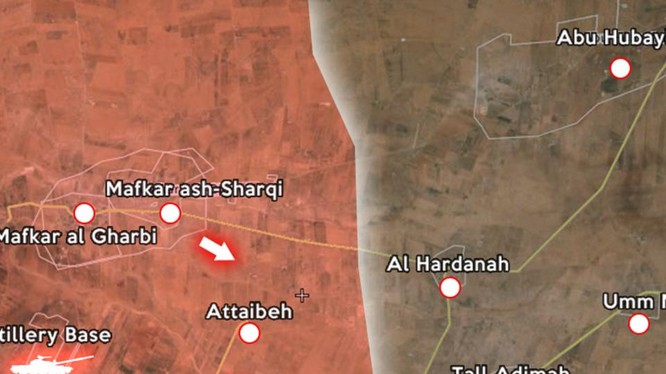 Quân đội Syria bẻ gãy cuộc tấn công, phá hủy 2 xe tăng IS tại làng Attaineth