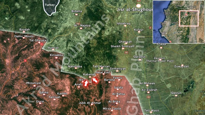 Lữ đoàn biệt kích 103 bắt đầu tấn công làng Kabani, Latakia