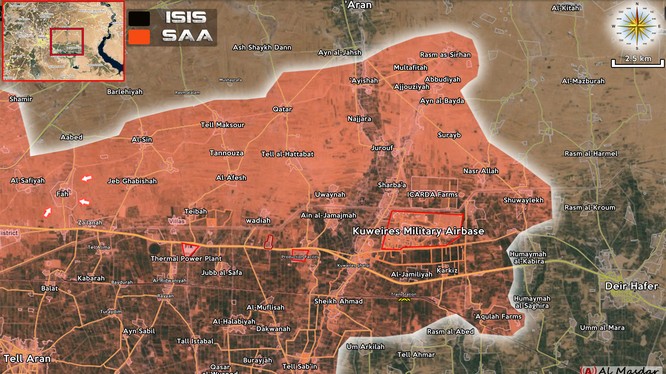 Quân đội Syria đánh bật IS khỏi làng Fah, Đông Aleppo