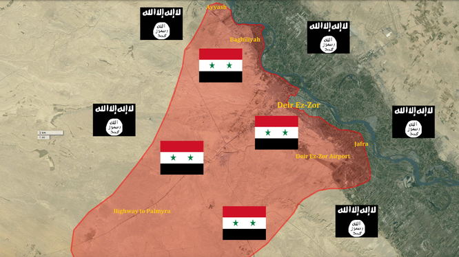 Kinh hoàng IS tấn công thành phố Deir Ezzor bằng 14 lần đánh bom tự sát