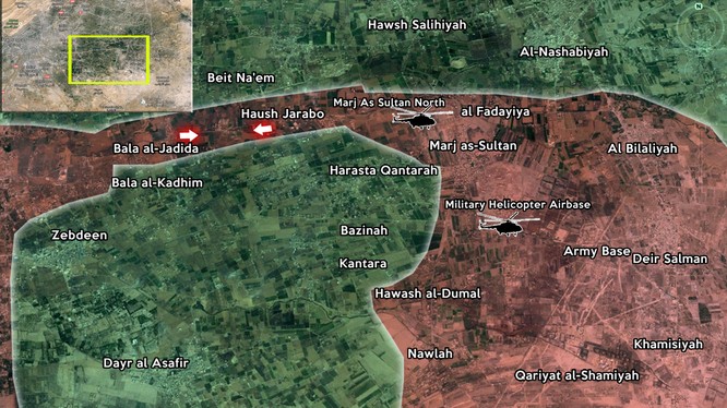 Quân đội Syria triển khai thế bao vây bóp nghẹt Đông Ghouta