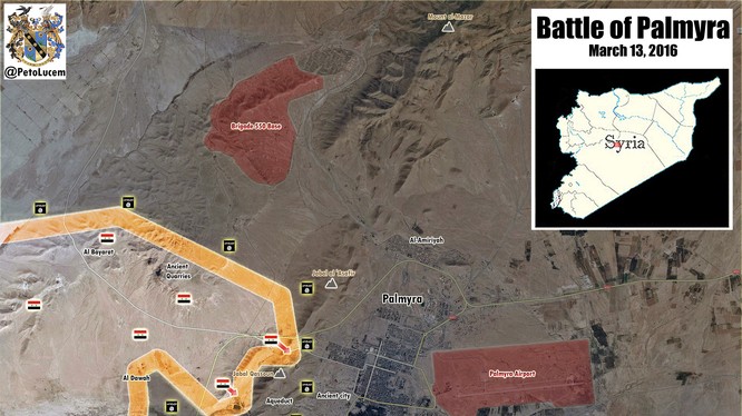 Quân đội Syria tấn công Palmyra, trận chiến sống còn của chế độ