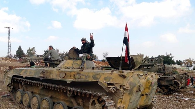 Quân đội Syria truy quét IS trên quốc lộ Sheikh Hilal-Salamiyah