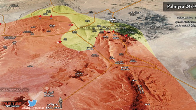 Trận chiến Palmyra tiếp tục tăng nhiệt khi quân đội Syria mở đợt tấn công mới