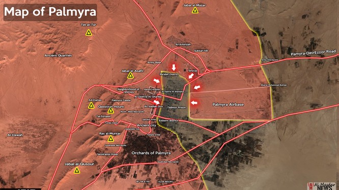 Lực lượng Tigers và đồng minh giải phóng sân bay quân sự Palmyra
