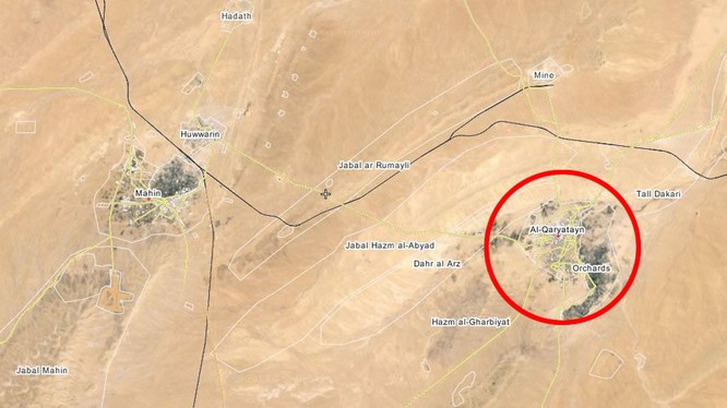 Quân đội Syria tiến công vào cửa ngõ phía tây thành phố cổ Qaryatayn