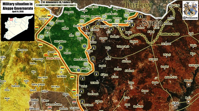 Liên minh quân đội Syria - YPG có thể giải quyết chiến trường thành phố Aleppo
