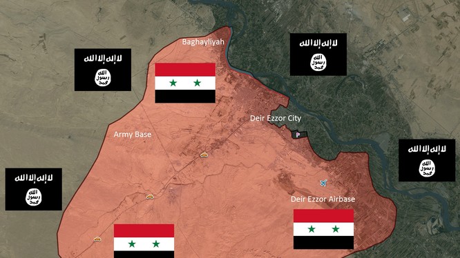 IS lại nộp mạng 30 tay súng sau cuộc tấn công sân bay Deir Ezzor thất bại