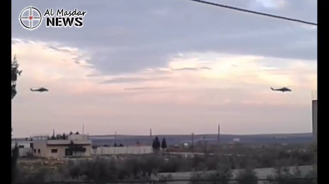 Video: Không quân Nga xuất kích yểm trợ quân đội Syria