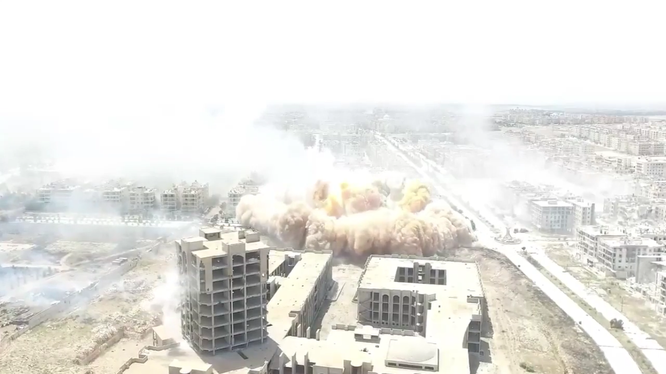 Video: Kinh hoàng vụ nổ hủy diệt của Al Nusra phá hủy thành phố Aleppo