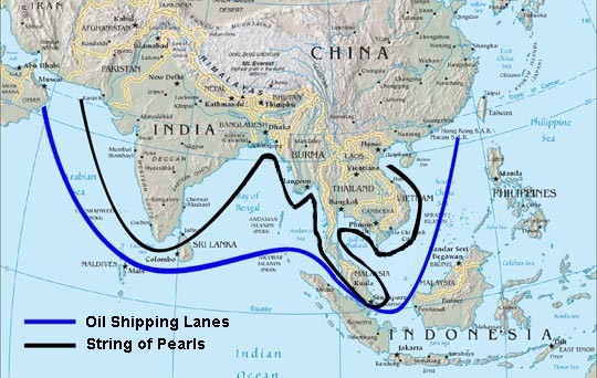 Trung Quốc là một quốc gia phụ thuộc nặng nề vào giao thương đường biển