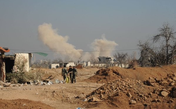 Quân đội Syria tiêu diệt một đoàn xe IS trên miền bắc Sweida