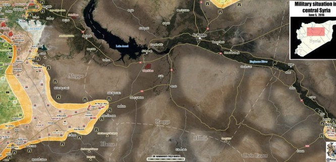 Quân đội Syria đánh chiếm thêm một điểm chốt trên quốc lộ Salamiyah-Raqqa