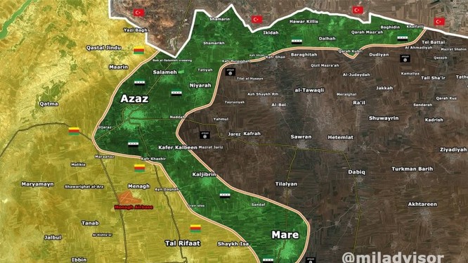 IS tháo lui khỏi một số làng trước sức ép của SDF