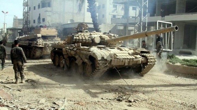 Lữ đoàn pháo binh 137 phản kích thành công tại núi Jabal Thardeh, Deir Ezzor